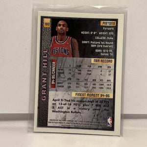 Grant Hill 1995 1996 Topps Finest Series Mint Card #190