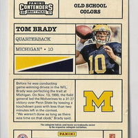 Tom Brady 2017 Panini Contenders Draft Picks Old School Colors Series Mint Card #20