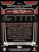 Demaryius Thomas 2010 Topps Football Draft 75th Anniversary Series Mint Card #75DA14
