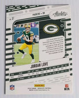 Jordan Love 2024 Panini Absolute Series Mint Card #37
