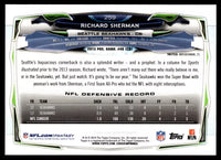 Richard Sherman 2014 Topps Series Mint Card #259
