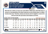 Pete Alonso 2023 Topps Series Mint Card  #20
