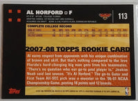 Al Horford 2007 2008 Topps 50th Anniversary Mint Rookie Card #113
