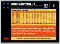 Dirk Nowitzki 2007 2008 Topps 50th Anniversary Mint Card #41
