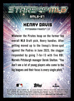 Henry Davis 2024 Topps Stars of MLB Mint Rookie Insert Card #SMLB-27
