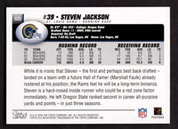 Steven Jackson 2004 Topps Series Mint Rookie Card #325
