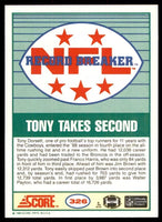 Tony Dorsett 1989 Score Series Mint Card #326
