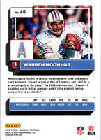 Warren Moon 2022 Donruss Press Proof Blue Series Mint Card #46
