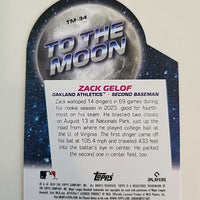 Zack Gelof 2024 Topps Big League To The Moon Die Cuts Series Mint Card #TM-34