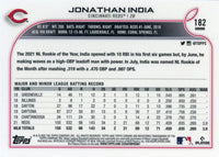 Jonathan India 2022 Topps Chrome Series Mint Card #182
