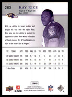 Ray Rice 2008 Upper Deck Star Rookie Series Mint Card #283
