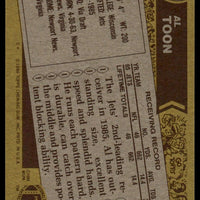 Al Toon 1986 Topps Series Card #101