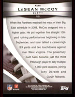 LeSean McCoy 2009 Bowman Draft Rookie All-Stars Series Mint Card #AS18
