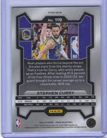 Stephen Curry 2023 2024 Panini Prizm Green Series Mint Card #119
