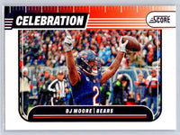 D.J. Moore 2024 Score Celebration Series Mint Card #C-DME
