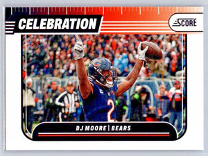 D.J. Moore 2024 Score Celebration Series Mint Card #C-DME