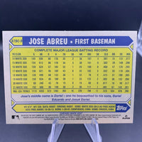 Jose Abreu 2022 Topps Chrome 1987 Baseball Series Mint Card #87BC-9