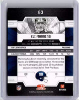 Eli Manning 2009 Donruss Elite Series Mint Card #63
