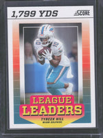 Tyreek Hill 2024 Score League Leaders Series Mint Card #LL-THL
