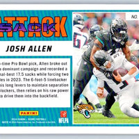 Josh Allen 2024 Score Sack Attack Series Mint Card #3