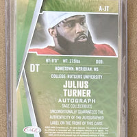 Julius Turner 2022 SAGE Autographed Card #A-JT