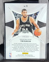Tim Duncan 2023 2024 Panini Mosaic Epic Performers Green Prizm Series Mint Card #19

