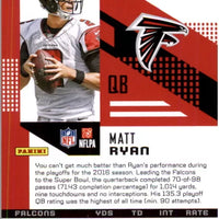 Matt Ryan 2017 Panini Unparalleled Lime Green Series Mint Card #146