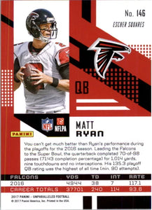 Matt Ryan 2017 Panini Unparalleled Lime Green Series Mint Card #146