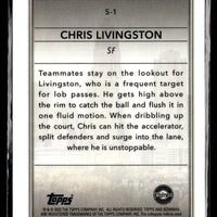 Chris Livingston 2022 Bowman Chrome University Skyscraping Card #S-1