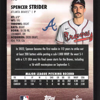 Spencer Strider 2023 Stadium Club Red Series Mint Card #192