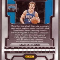 Mac McClung 2023 2024 Panini Prizm Cracked Ice Series Mint Card #258