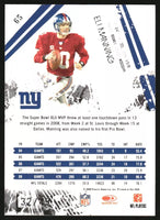 Eli Manning 2009 Rookies & Stars Longevity Gold Series Mint Card #65
