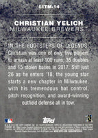 Christian Yelich 2018 Topps Legends in the Making Series Mint Card #LITM14
