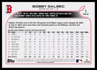 Bobby Dalbec 2022 Topps Future Stars Series Mint Card #7
