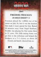 Freddie Freeman 2023 Topps Greatest Hits Series Mint Card #22GH-8
