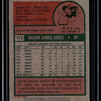 Aaron Judge 2024 Topps Heritage Mini Series Mint Card #112