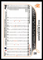 Max Scherzer 2022 Topps Chrome Series Mint Card #66
