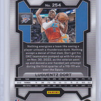 Luguentz Dort 2023 2024 Panini Prizm Cracked Ice Series Mint Card #254