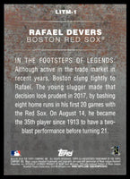 Rafael Devers 2018 Topps Legends in the Making Series Mint Card #LITM-1
