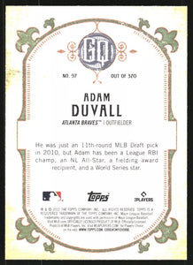 Adam Duvall 2022 Topps Gypsy Queen Green Card #97