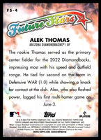 Alek Thomas 2023 Topps Chrome Future Stars Mint Card #FS-4
