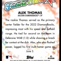 Alek Thomas 2023 Topps Chrome Future Stars Mint Card #FS-4