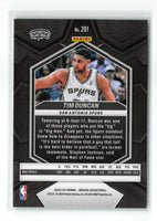 Tim Duncan 2023 2024 Panini Mosaic NBA Greats Series Mint Card #291
