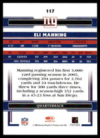 Eli Manning 2006 Donruss Threads Series Mint Card #117
