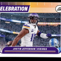 Justin Jefferson 2024 Score Celebration Series Mint Card #C-JJN