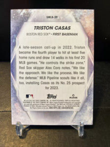 Triston Casas 2023 Topps Stars of the MLB Series Mint Rookie Card #SMLB-39