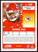 Rashee Rice 2024 Panini Score Series Mint Card #139
