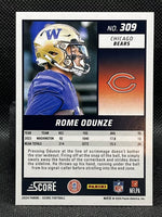 Rome Odunze 2024 Panini Score Series Mint Rookie Card #309
