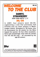 Darryl Strawberry 2023 Topps Welcome to the Club Mint Card #WC-10
