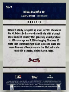 Ronald Acuna Jr 2024 Topps Significant Statistics Mint Card #SS-9